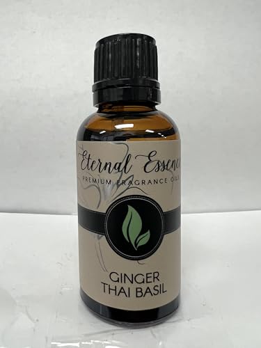 Image of Eternal Essence Oils Ginger Thai Basil 30ml Premium Fragrance Oil - for Candle, Soap Making, Aromatherapy, Diffusers, Home Care, & Humidifiers