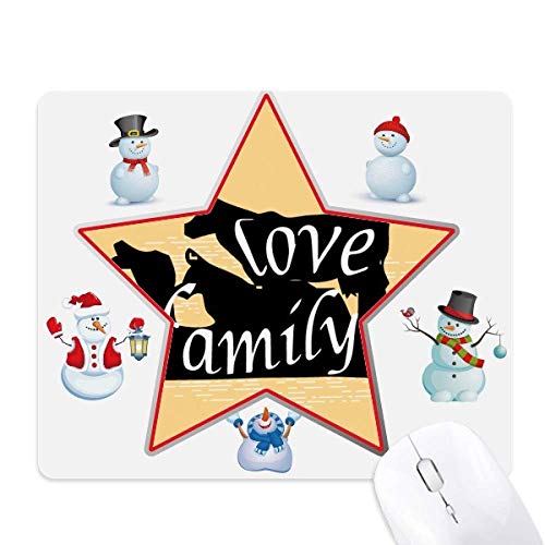 Tapis de souris motif Hyène de Noël pour décorer votre espace de travail