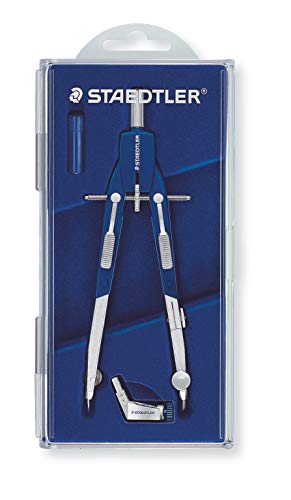 Staedtler Comfort 2 Pc Metal Quick Setting 6" Compass Set, 552 01