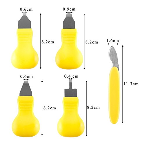 FJSM 5pcs Orologi kit Repair Tool Orologio Apri
