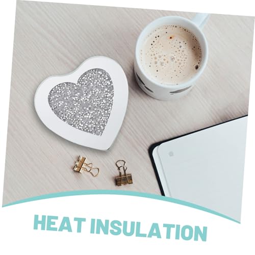 Dessous de tasse isolant thermique en verre protégeant des rayures - 6