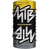 Club of Heroes / MTB Mountainbike Bandana, nahtloses Multifunktionstuch aus weicher Mikrofaser/atmungsaktiv Schlauchschal Halstuch Mundschutz/Bike Radtour Radweg Alpencross Helm Freeride Sport