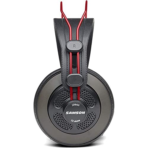 Samson Technologies Samson Sr860 Over-Ear Professional Semi-Open Studio Reference Small Headphones H