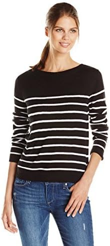 Anne Klein Women's Stripe Pull Over Sweater