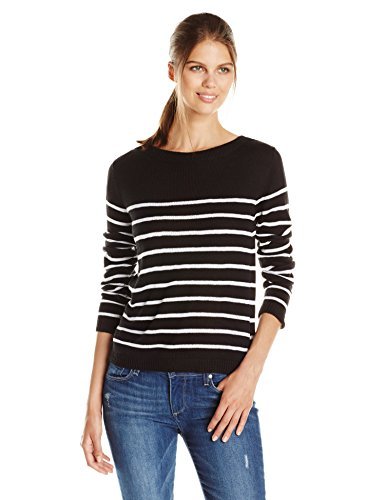 Anne Klein Women's Stripe Pull Over Sweater