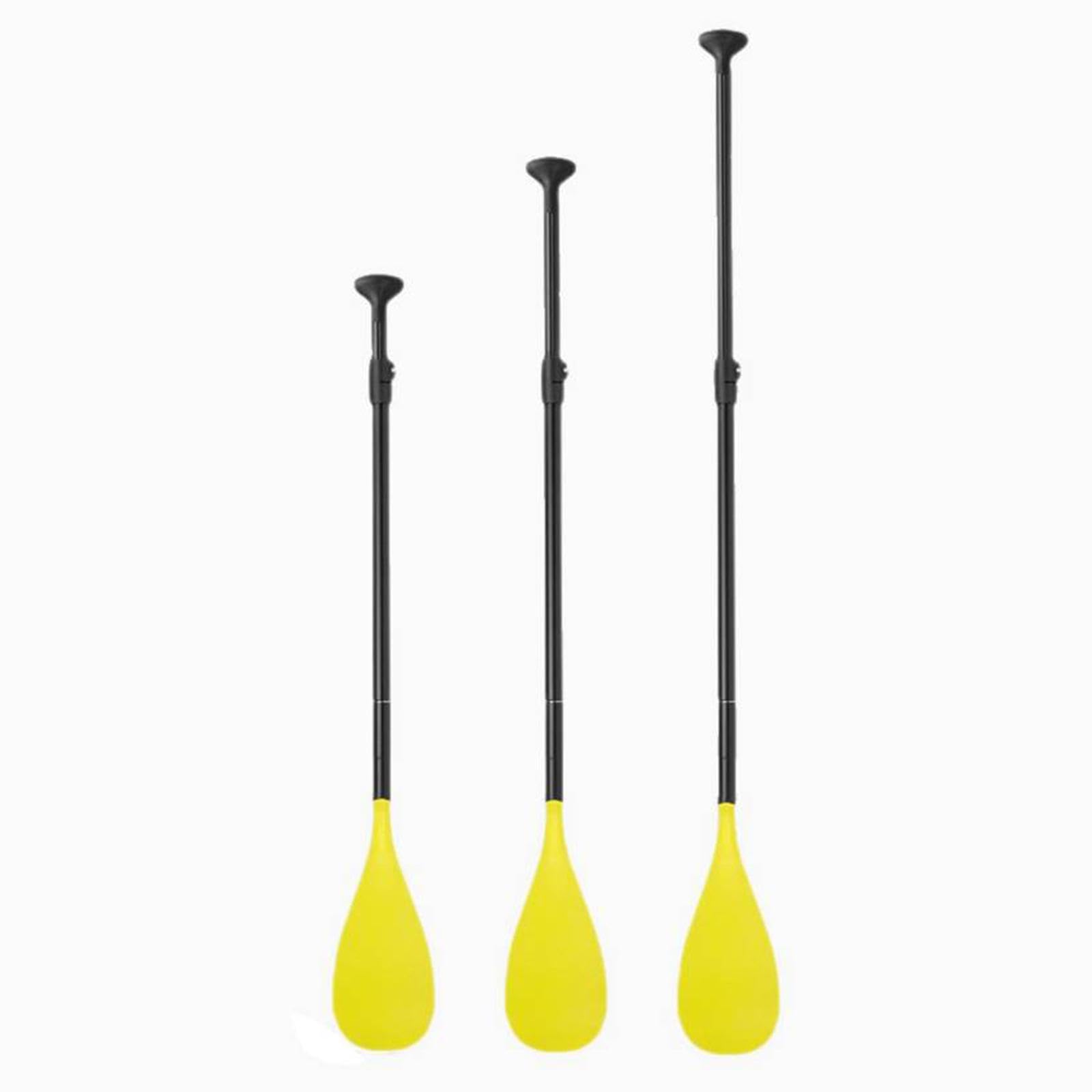 Pagaie pour Enfant, Pagaie Télescopique Réglable en Longueur, pour Sports Nautiques, Stand Up Paddle, Jaune