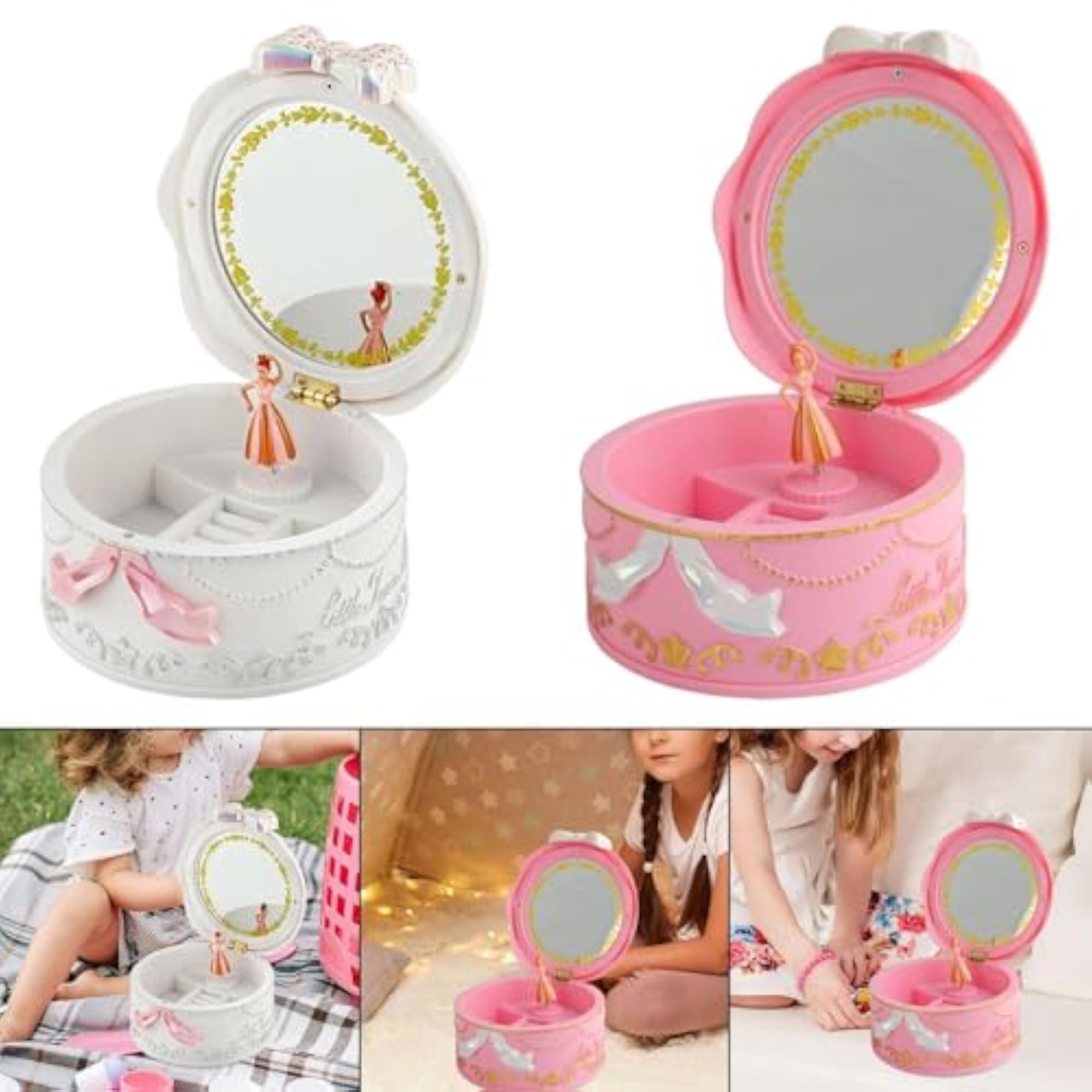 Ballet Dancer Music Box Novelty Jewelry Organizer for Home