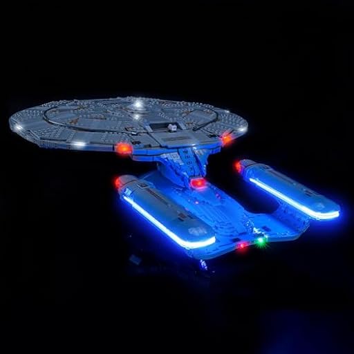 Kit de iluminación LED para LEGO 10356 Star Trek: U.S.S. Enterprise NCC-1701-D - Luces personalizadas para montar, compatible con este modelo (modelo no incluido) | Ya disponible en tu tienda friki favorita! En mundofriki.es!