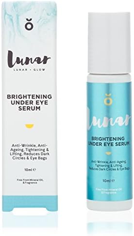 Brightening Under Eye Serum by Lunar. An Under Eye Roller That Combats Wrinkles, Dark Circles and Puffy Eyes - 10ml / 0.34 fl.oz