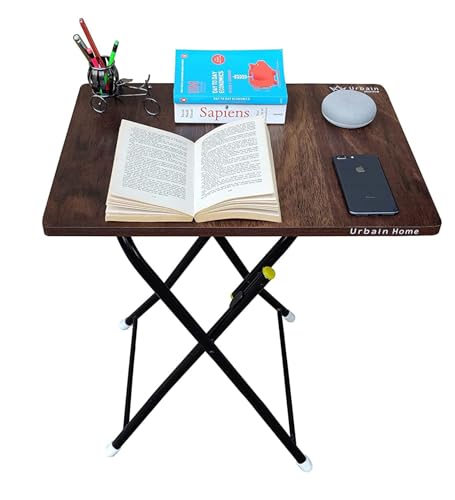Urbain Home Folding Study Table I Foldable Laptop Table I Portable Breakfast Table I Multipurpose Children's Table (Matte Finish, Walnut) - Image 7