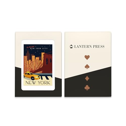 Baraja de póker New York City con 52 cartas miniatura 4