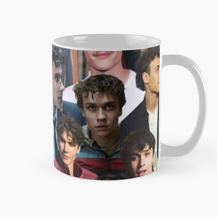 Benjamin Portrait Image Collage Wadsworth Photo Collage Classic Mug, White