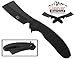 Off-Grid Knives - OG-950B Cleaver Blackout - Legal Carry Tough EDC Folding Knife - Cryo AUS8 Blade Steel with Titanium Nitride Coating, G10 Scales & Tip-Up Reversible Deep Carry