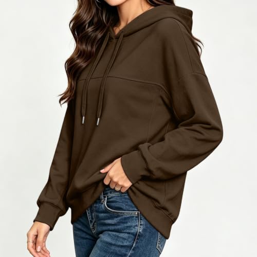 FPMLUXLL Hoodies for Women Casual Long Sleeve Sweatshirt with Pockets - image 3
