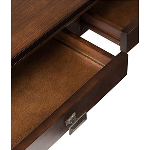 SIMPLIHOME Artisan SOLID WOOD 46 inch Wide Rectangle Coffee Table in ...