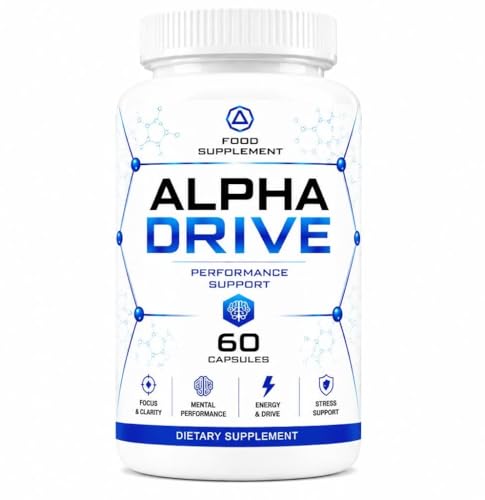 Alpha Drive Performance - Powerful Legal Bodybuilding Supplement - Advanced Performance and Recovery Agent -Natural Formula for Active Lifestyles / 60 Capsules