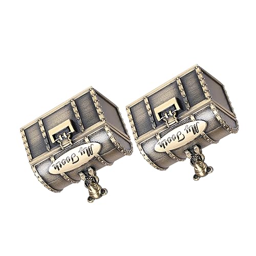 VICASKY Metal Tooth Boxes Fetal Hair Storage Box Tooth Curl Container for Keepsake