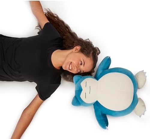 Pokémon Peluche Ronflex Qui dort Peluche Exclusive de 45 cm Qui d...