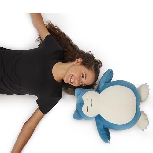 Pokemon Snorlax Sleeping Plush - 18-Inch Premium Plush in Sleeping Pose