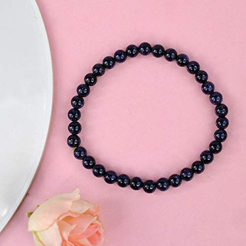 Image of Reiki Crystal Products Natural Crystal Stone Bracelet 6 mm Round Beads for Men & Women | Gemstone Jewellery Bracelet | Reiki Charged | Multiple Stone Variants Available