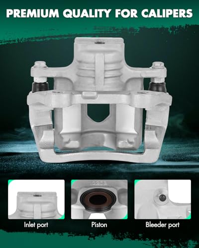Image of SCITOO 18B5059 18B5058 Rear Left & Right Brake Calipers w /Bracket For Buick For Enclave,For Cadillac For XTS,For Chevy For Traverse,For GMC For Acadia /For Acadia Limited,For Saturn For Outlook