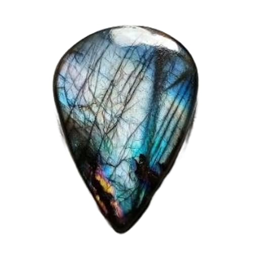 Cabochon labradorite naturelle poire calibré 40x27mm pour réussir vos sertissages