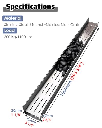 Grille de canal durable en acier inoxydable pour protection de tranchée - 3