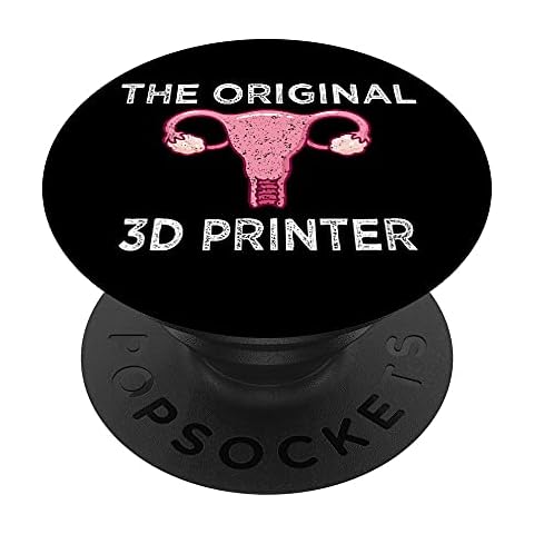 The Original 3D Printer Uterus G28 CNC Humor Geek Women PopSockets Swappable PopGrip Cover
