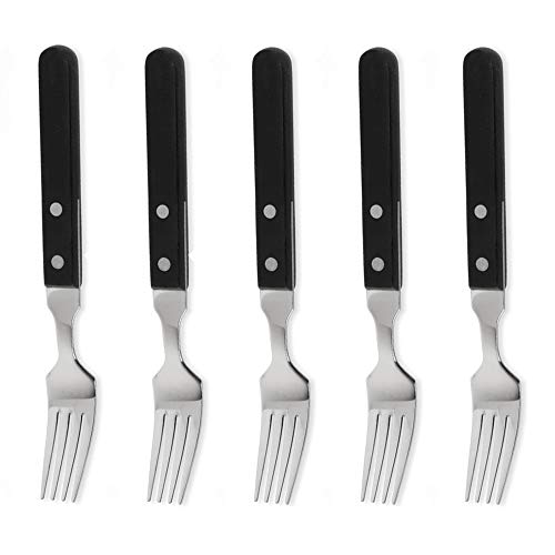 QELEG 5 Pieces Granny Fork, Durable Resin Handles,7 inch