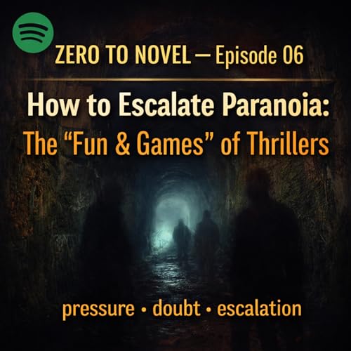 Zero to Novel episode 6: How to Escalate Paranoia