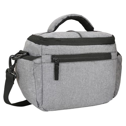 Image of Compact Captura Pro 0297 Camera Bag for DSLR & Mirrorless - Fits Nikon, Canon, Sony - Camera Bag for Travel - Shockproof Sling Case for Lens - Water-Resistant (Grey Black)