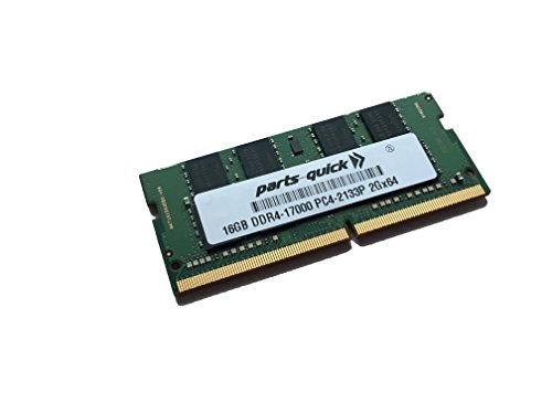 parts-quick 16GB Memory for Dell Latitude 12" 7280 Business Laptop DDR4 2133MHz SODIMM RAM