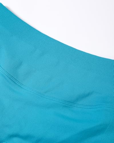 Image of AUROLA Influence Workout Shorts for Women,2.5 3.5 4.5 5.5 6.5 No Roll Up Squat Proof Scrunch Seamless Compression Gym Short