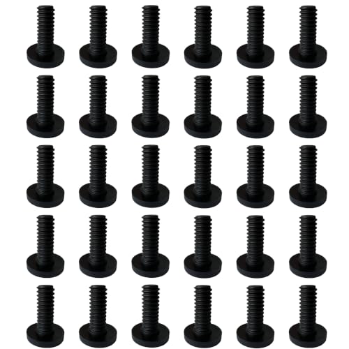 Image of 30 PCS Long Bolts Compatible with Suncast Storage Sheds Sheds for Suncast /Craftsman Resin Storage Sheds, Replacement Screws Compatible with Suncast Storage Sheds Shed Accessories (30 PCS Black)