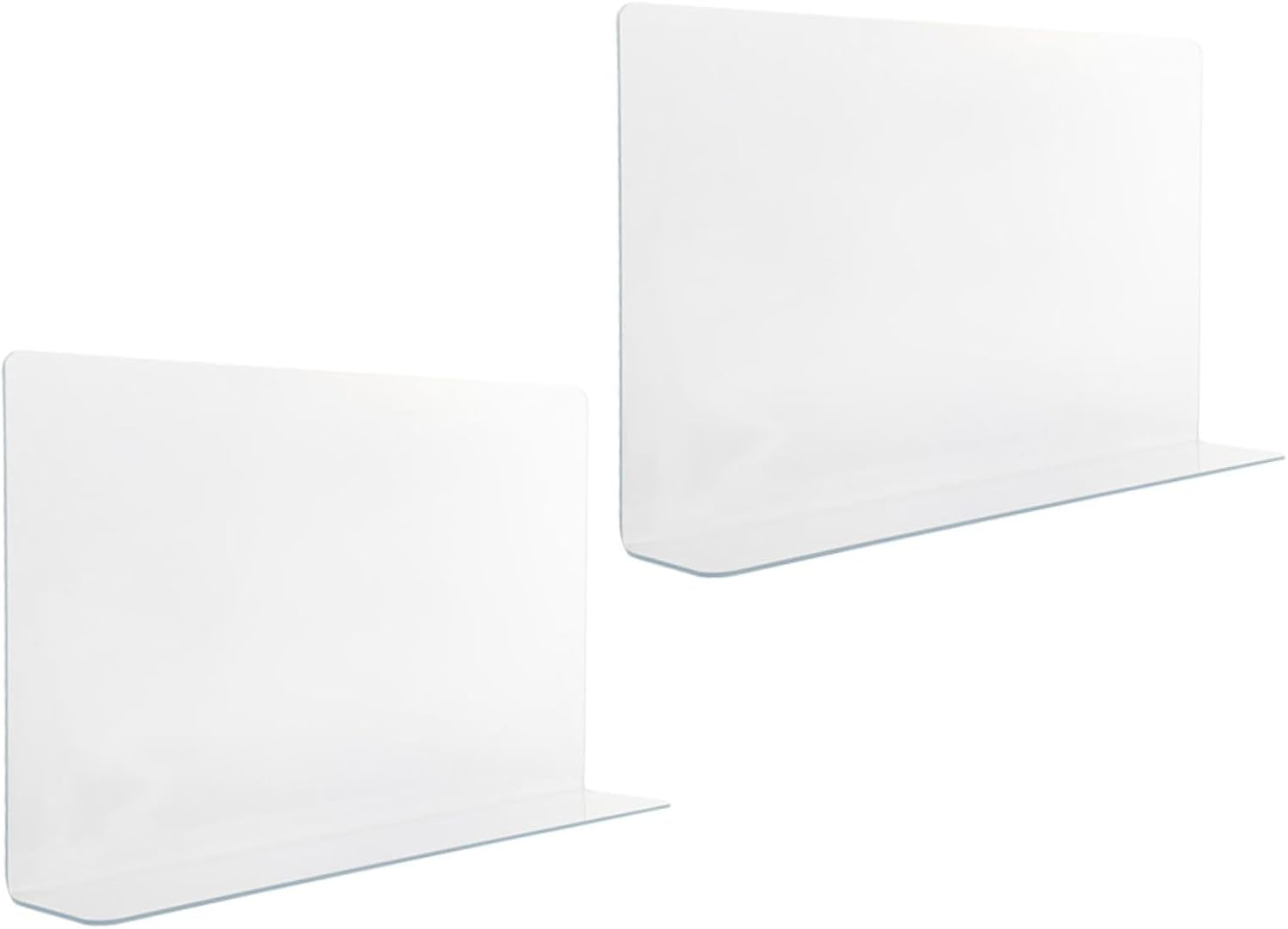 2pcs Shower Corner Splash Guard Bathtub Water Barrier Bathroom Sink Splash Guard Self-Adhesive Water Stopper for Tub and Shower