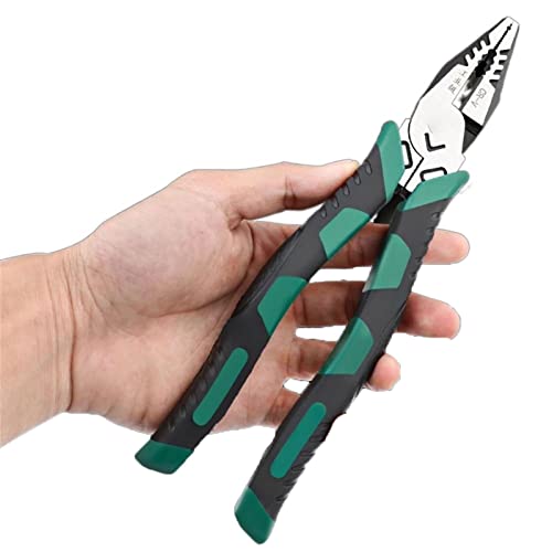 QZHDX Crimping Tool Multi-Function Pliers Set Super Alloy Wire Cutting Skinning Wire Press Tool kit of Necessary Accessories Hand Tools Pliers