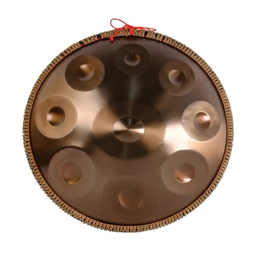 Handpan Drum 9 Notas 440Hz Instrumento Acero 22 pulg D menor