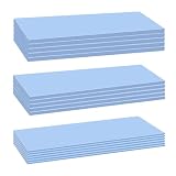 16 Pezzi Pads Termici in Silicone, Conduttività Termica 6.0 W/mk, Spessore 0.5/1/1.5 mm, Silicone Flessibile Wärmeleitfähiges Silikonpad per SSD, CPU, GPU, LED IC Thermal Pads