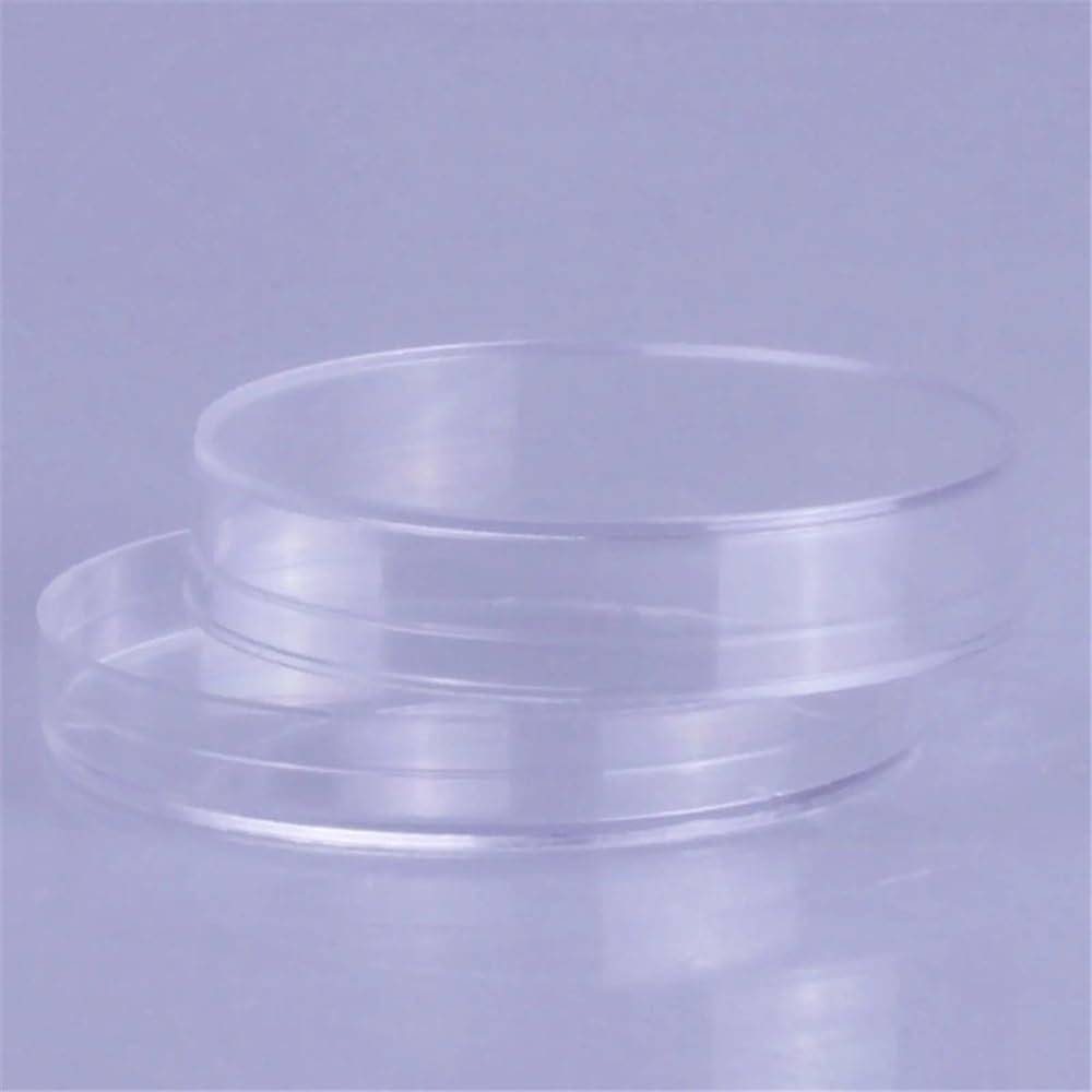 Vetreria da laboratorio 10 pezzi/lotto di piatti di plastica monouso da 90 mm con coperchio in PS
