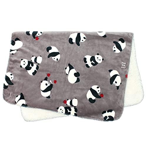 センバドー スワンネル3wayひざ掛け パンダ/GY