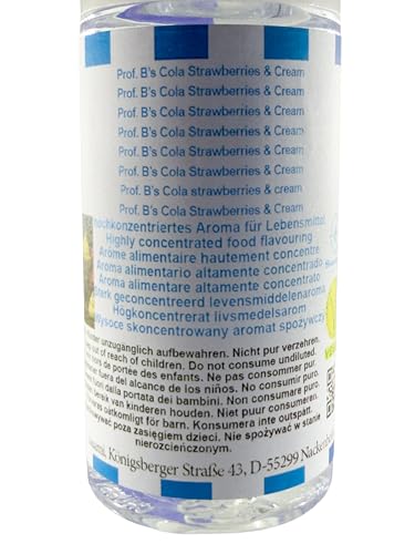Aroma Prof. B’s Cola Strawberries de 100ml: sabor vegano intenso 6