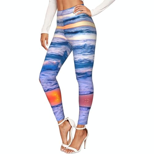 Leggings de compresión suave mallas deportivas mujer pantalón estampado fitness