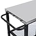 TAINO NETIS Grillwagen Grilltisch Rollwagen Grillständer klein mit Rollen Outdoor Balkon Garten Terrasse Schwarz