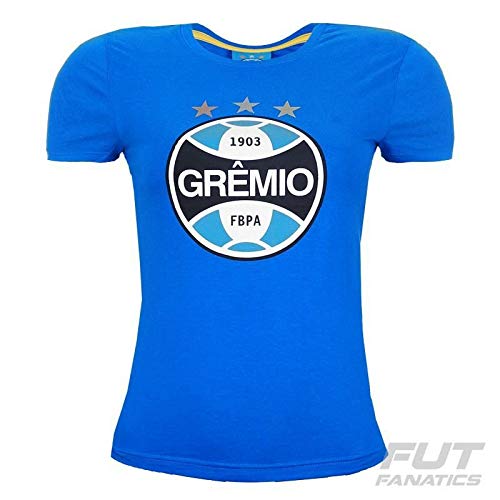 Camiseta Grêmio Escudo Feminina Azul