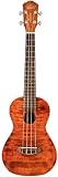Oscar Schmidt OU300FT Flame Mahogany Tenor Ukulele - Natural