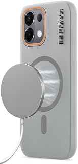 Mr. Case Back Cover for Oppo K13 5G Sleek Frosted Translucent Back Only Compatible with Wireless Magnetic Accessories | An... Price In India