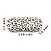 Brown Glasses Case Hard Shell Leopard Print | Medium Size | Protective Eyeglasses, Sunglasses, and Reading Glasses Case For Men, Women, and Kids