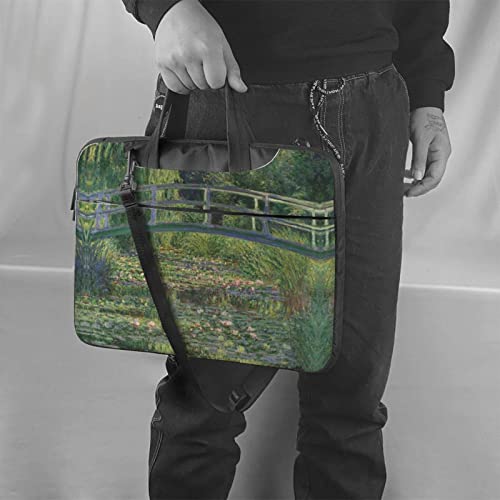 Bolso para portátil unisex negro 13 pulgadas miniatura 2