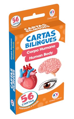 Flash Cards Cartas Bilíngues – Corpo humano – Human body: