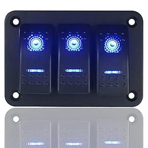 FanPaYY 3 Gang Kippschalter Schalttafel